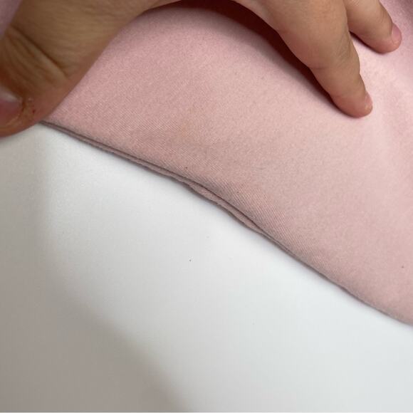 Wildfox pink tunic graphic pullover sweater shirt "Coffee & Sunshine" size XL - Picture 4 of 11